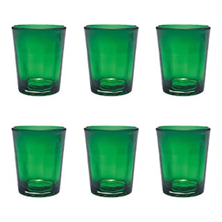 Zafferano Bei Tumbler Green - Set of 6 For Sale