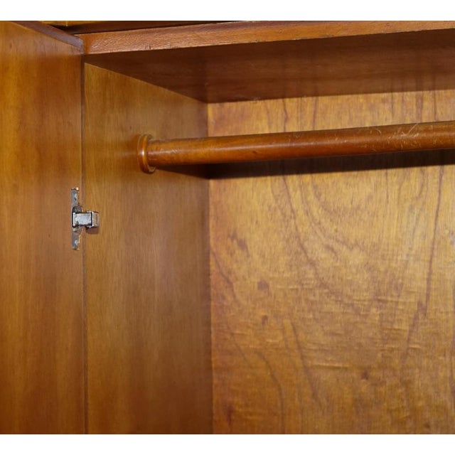 Woven Wicker Armoire with Drawer, 1970s For Sale - Image 10 of 14