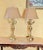 Mid-Century Modern Four Arm Candelabra Styled Brass Table Lamps - a Pair For Sale - Image 10 of 12