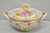 Victorian Antique Nippon Hand Painted Gold Gilt Porcelain Green Moriage Covered Sugar Bowl For Sale - Image 3 of 16