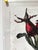 Contemporary Vintage Rose Hip - Hand Textured Red Rose Hip Art For Sale - Image 3 of 7