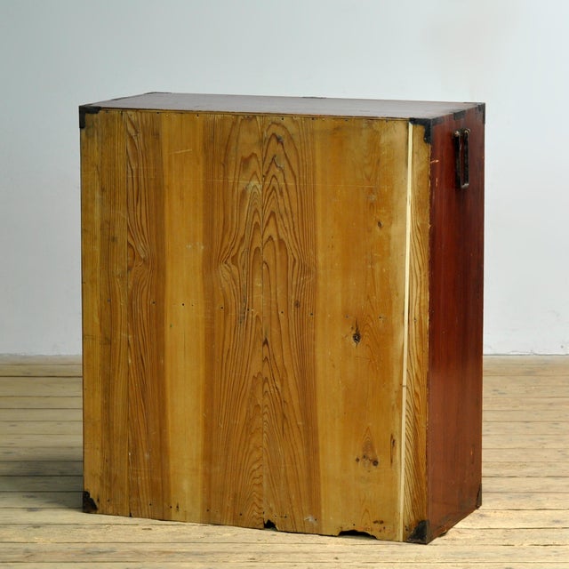 Japanese Tansu Chest of Drawers, 1870 For Sale - Image 11 of 12