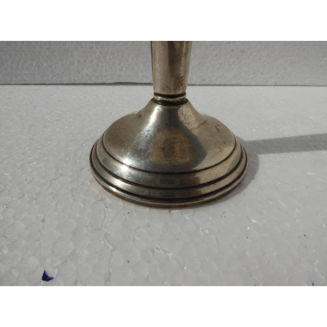 Metal Vintage Gruen Weighted Sterling Pedestal Silver Candy Dish For Sale - Image 7 of 9