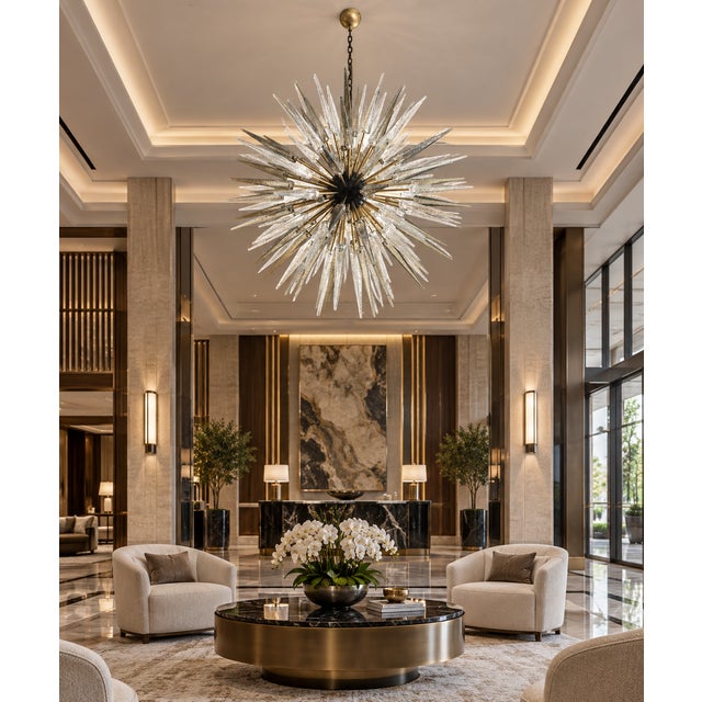 21st Century Puntali Sputnik Chandelier by Fabio LTD For Sale - Image 10 of 10