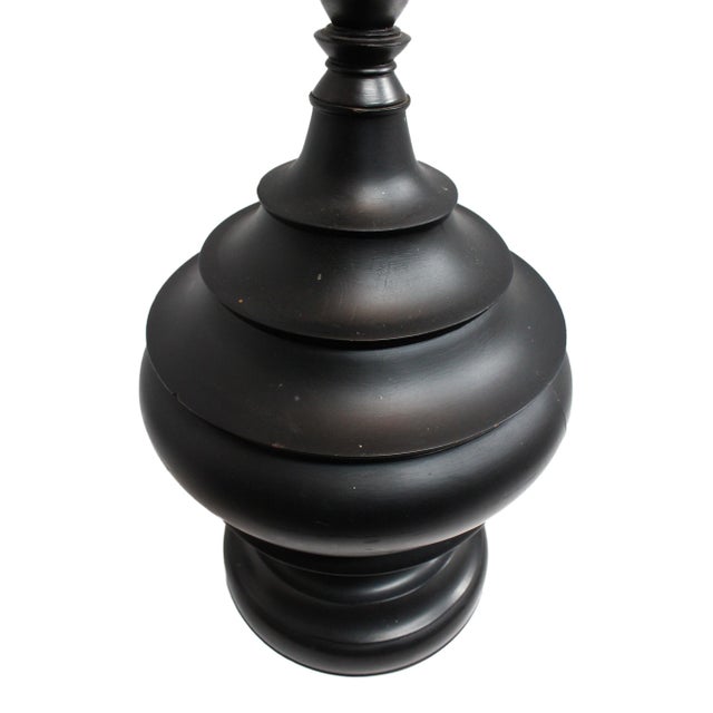 Burmese black Lacquer Offering Vessel "Hsunok" container. Originally used to transport fruits and special gifts to the...