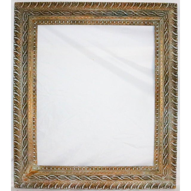 Late 19th Century Antique Large Wood & Plaster Picture Frame Chairish