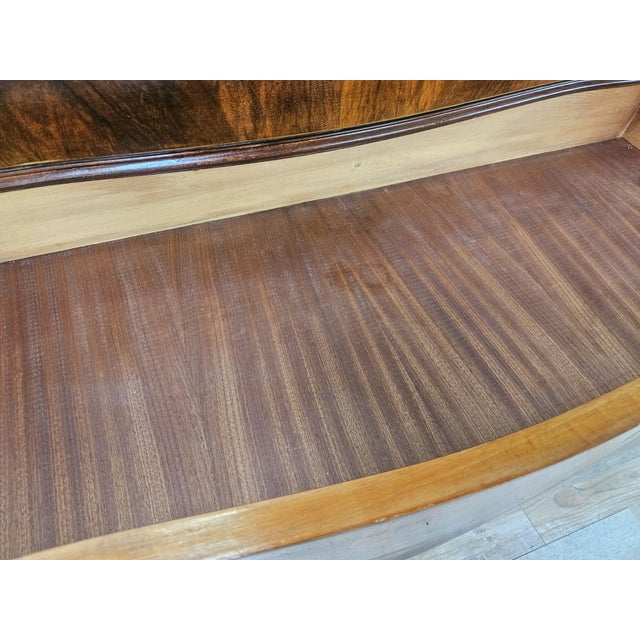 Chippendale Chest of Drawers in Walnut Burl, 1940 For Sale - Image 17 of 18
