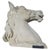 Gray Horse Head Sculpture in Reconstituted Stone, 1990s For Sale - Image 8 of 8