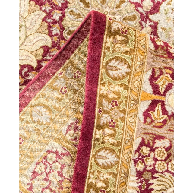 Mogul, One-of-a-Kind Hand-Knotted Area Rug in Purple, 8' 1" x 10' 3" For Sale In New York - Image 6 of 8