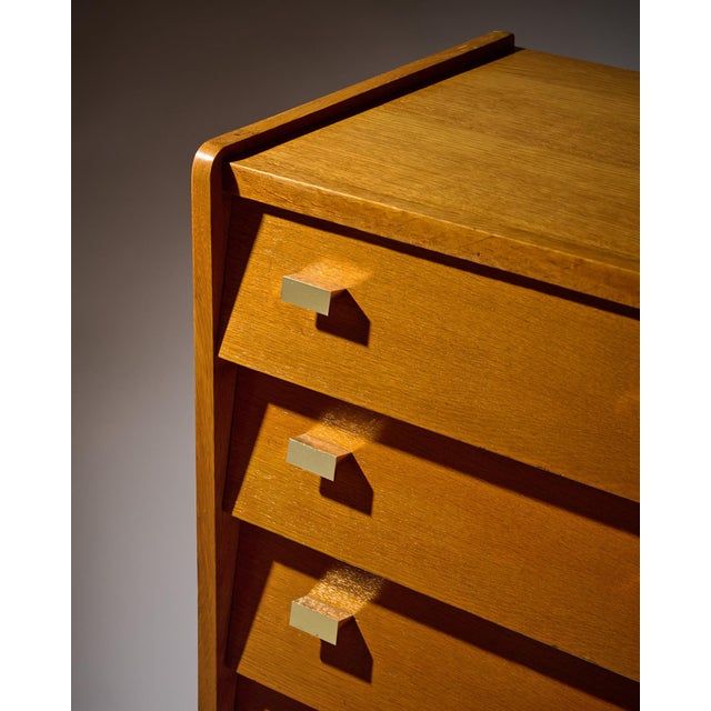 1950s Period Mid-Century Modern French Chiffonier, Circa 1950 For Sale - Image 5 of 9