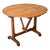 French 19th Century Round Oak Tilting Vendange Table For Sale - Image 4 of 12