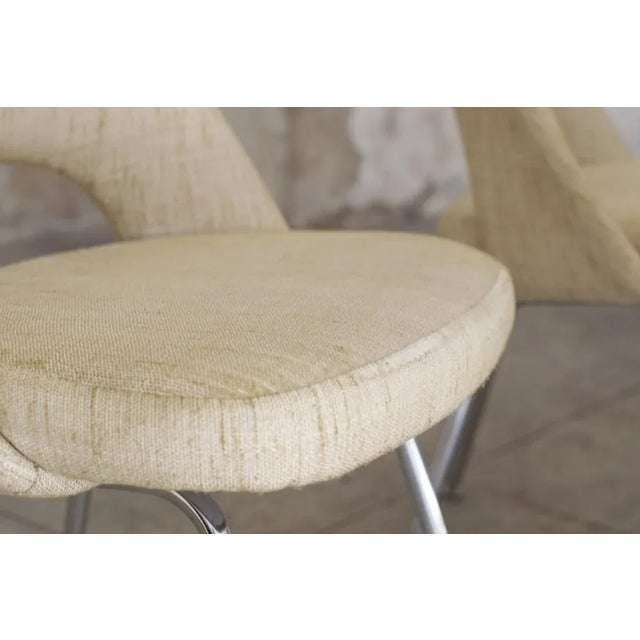 Beige Conference Armchairs by Eero Saarinen for Knoll, 1956, Set of 10 For Sale - Image 8 of 13