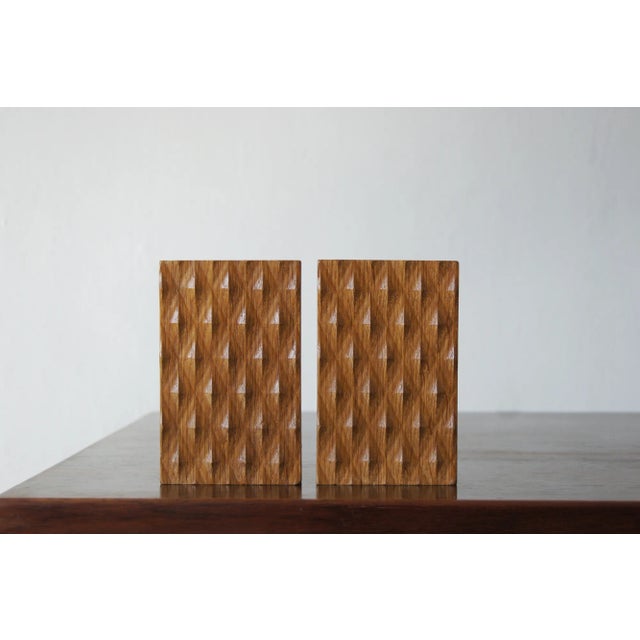 1950s Mid-Century Wooden Bookends, 1960s, Set of 2 For Sale - Image 5 of 5