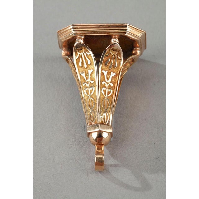 18th Century Gold Sewing Box with Wax Case For Sale - Image 11 of 16