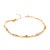 Contemporary 14ct Yellow Gold Sapphire and Diamond Bracelet 0.69ct 9.83g For Sale - Image 3 of 7