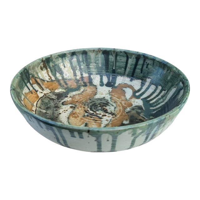 1992 Phelps Studio Pottery Bowl, 11.25” For Sale