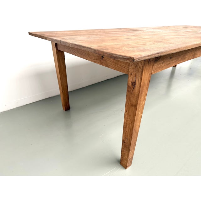 Large Farmhouse Table in Oak, 1950s For Sale - Image 12 of 18