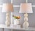 Glass 26.5 Inch H Three Sphere Glass Table Lamp in Light Grey - a Pair For Sale - Image 7 of 8