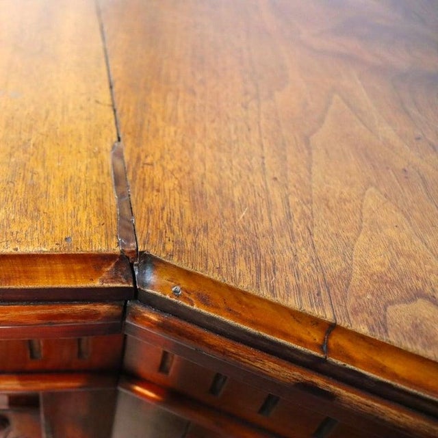 Late 19th Century Renaissance Revival Ebonized Walnut Paneled Credenza With Marquetry & Inlay For Sale - Image 14 of 14