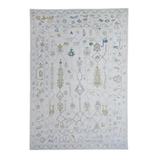 Turkish Oushak Rug 10'11" x 14'9" #20401 For Sale
