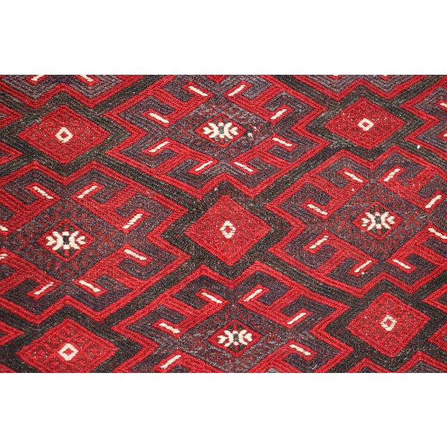 Textile Vintage Nomadic Kilim Rug, 1940s For Sale - Image 7 of 13