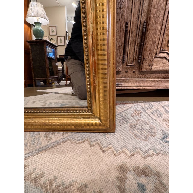 Gold Circa 1880 French Louis Philippe Mirror For Sale - Image 8 of 9