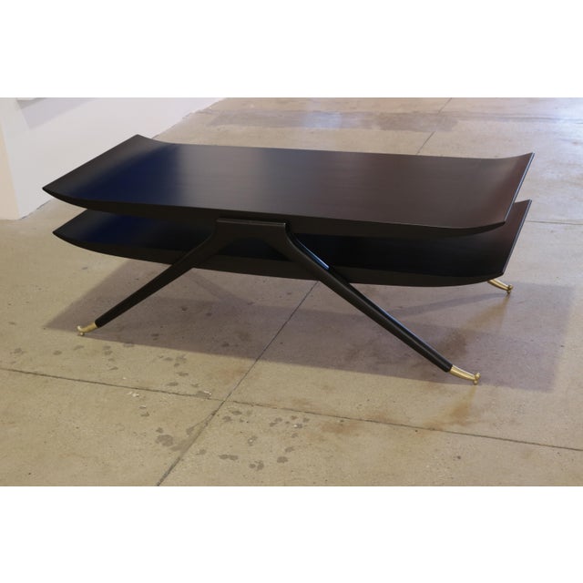 1950s Italian Modernist Two Tier Cocktail Table For Sale - Image 11 of 18