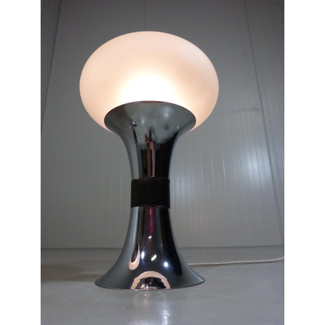 Large Space Age Glass Table Lamps, 1960s, Set of 2 For Sale - Image 11 of 18
