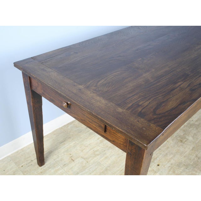 Antique Chestnut Farm Table with Breadboard Ends Chairish