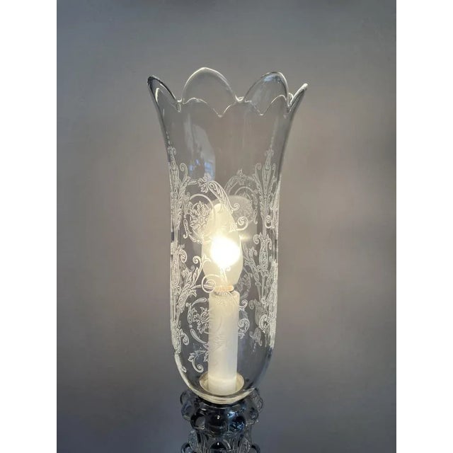 1990s French Crystal Lamp from Baccarat, 1990 For Sale - Image 5 of 12