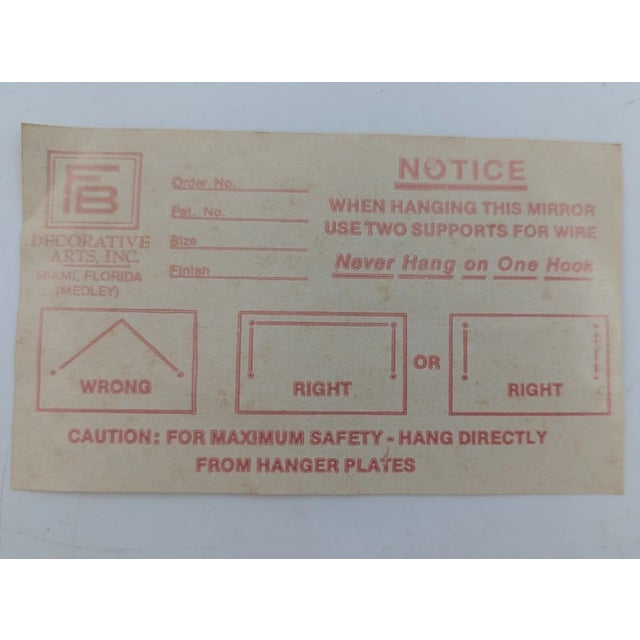 1990s Adams Style Carved Gold Frame Oval Ornate Wall Mirror by Friedman Brothers For Sale - Image 13 of 17