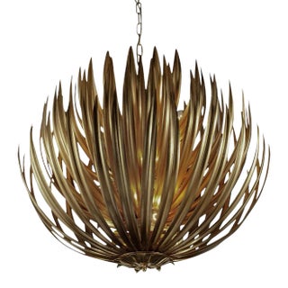 Gold Artichoke Ceiling Light - Medium For Sale