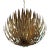 Gold Artichoke Ceiling Light - Medium For Sale