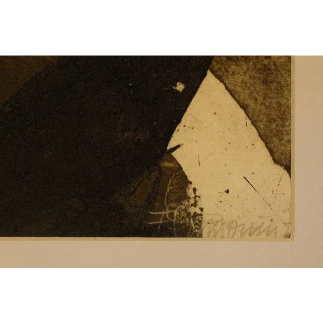 Set of Original Signed Mid Century Abstract Paintings by Francine Simonin For Sale - Image 9 of 12