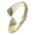 1970s Diamond Gold Bangle Bracelet For Sale