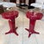 1950s Red Lacquered Bedside Tables by Pierre Cardin, 1950s, Set of 2 For Sale - Image 5 of 5