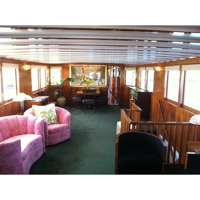 Early 20th Century Early 20th Century Antique French Art Deco Verre Eglomisé Painting For Sale - Image 5 of 7