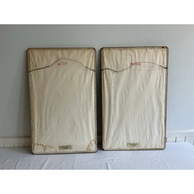 Antique Japanese Silk Bird & Bamboo Paintings, Meiji–Taishō Era, Pair For Sale - Image 18 of 18