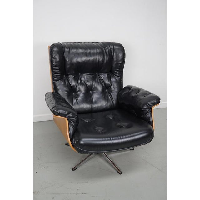 Vintage Swivel Lounge Chair by Martin Stoll for Giroflex, Germany, 1960s For Sale - Image 13 of 17