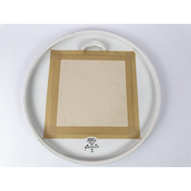 1970s Swedish Piggelin Porcelain Wall Mirror by Marianne Westman for Rörstrand For Sale - Image 11 of 14