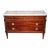 French Louis XVI Directoire Style Brass Mounted White Marble Top Commode For Sale