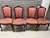 Traditional 1980s Pink Kindel Mahogany French Regency Dining Chair Set For Sale - Image 3 of 6