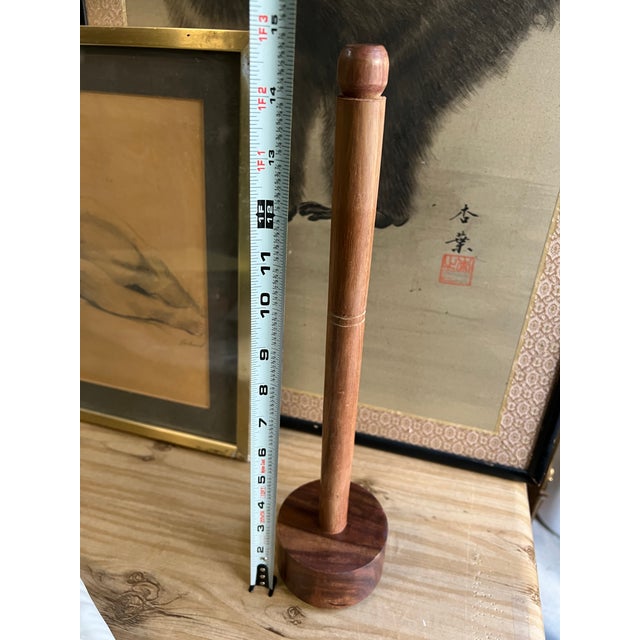 Up for consideration is a beautiful vintage wooden hand carved potato masher. This would look lovely in your home and it...
