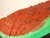 Late 20th Century Vintage Large Scale Folk Art Hand-Painted Wood Watermelon Slice, Circa 1980s For Sale - Image 5 of 12