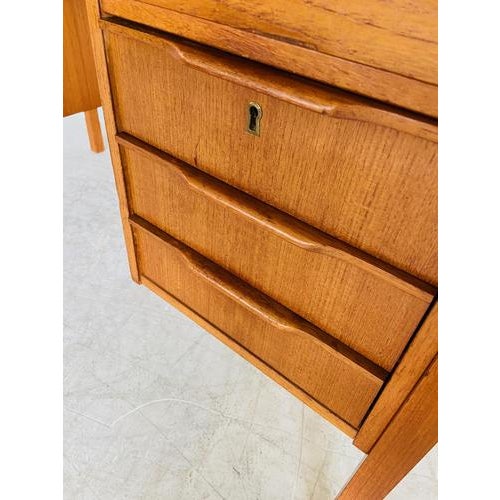 Mid-Century Danish Teak Desk from Bent Silberg Møbler, 1960s For Sale - Image 15 of 18