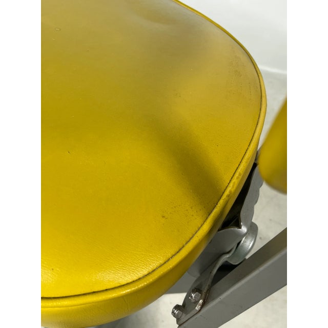 Mid Century Harter Steel Swivel Office Chair For Sale - Image 11 of 11