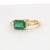 Discover the elegance of our exquisite ring, crafted in 14K yellow gold. This piece features a captivating 0.85-carat...