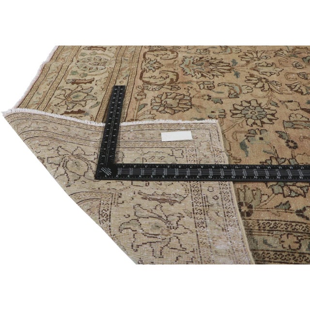 Mid 20th Century Vintage Persian Tabriz Rug, 06'04 X 09'06 For Sale - Image 5 of 9
