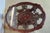 Mid 20th Century Vintage Mediterranean Style Carved Syroco Glass Top Round Low End Tables - Pair For Sale - Image 5 of 10