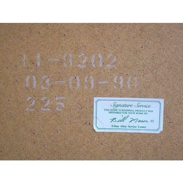 Ethan Allen Georgian Court Chippendale Cherry Mirror For Sale - Image 11 of 11
